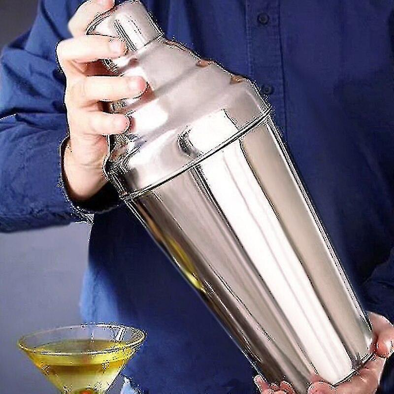 Bnetiza 1.8l Big Stainless Steel Cocktail Boston Bar Shaker: 3 Piece Set|cocktail Shakers