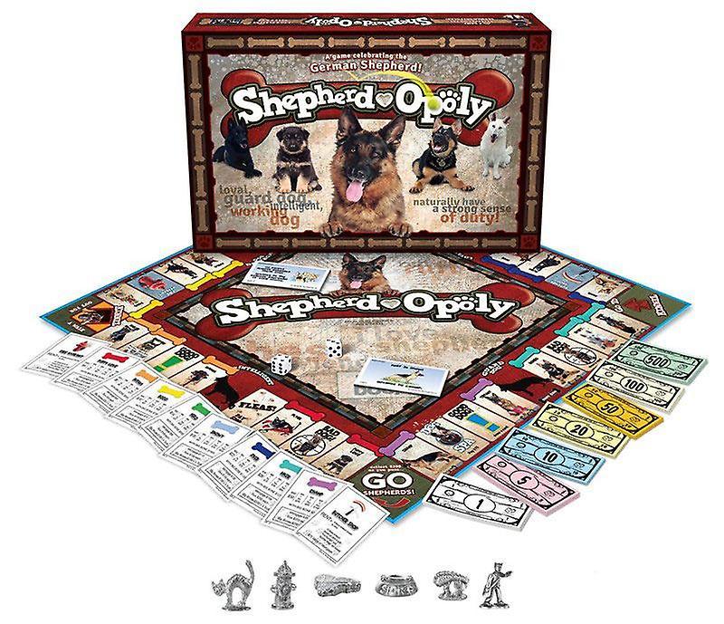 Late For The Sky German Shepherd-opoly Board Game