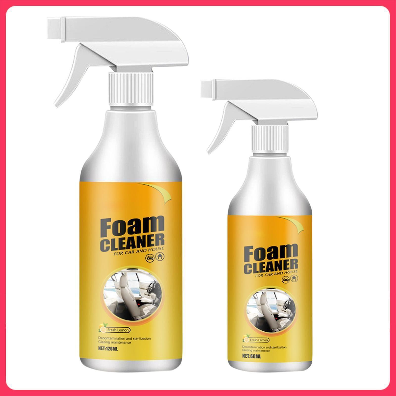 Yiwanb 60/120ML Multi Purpose Foam Cleaner Deep Cleaning For Car Interior Sofa Rugs 60ML