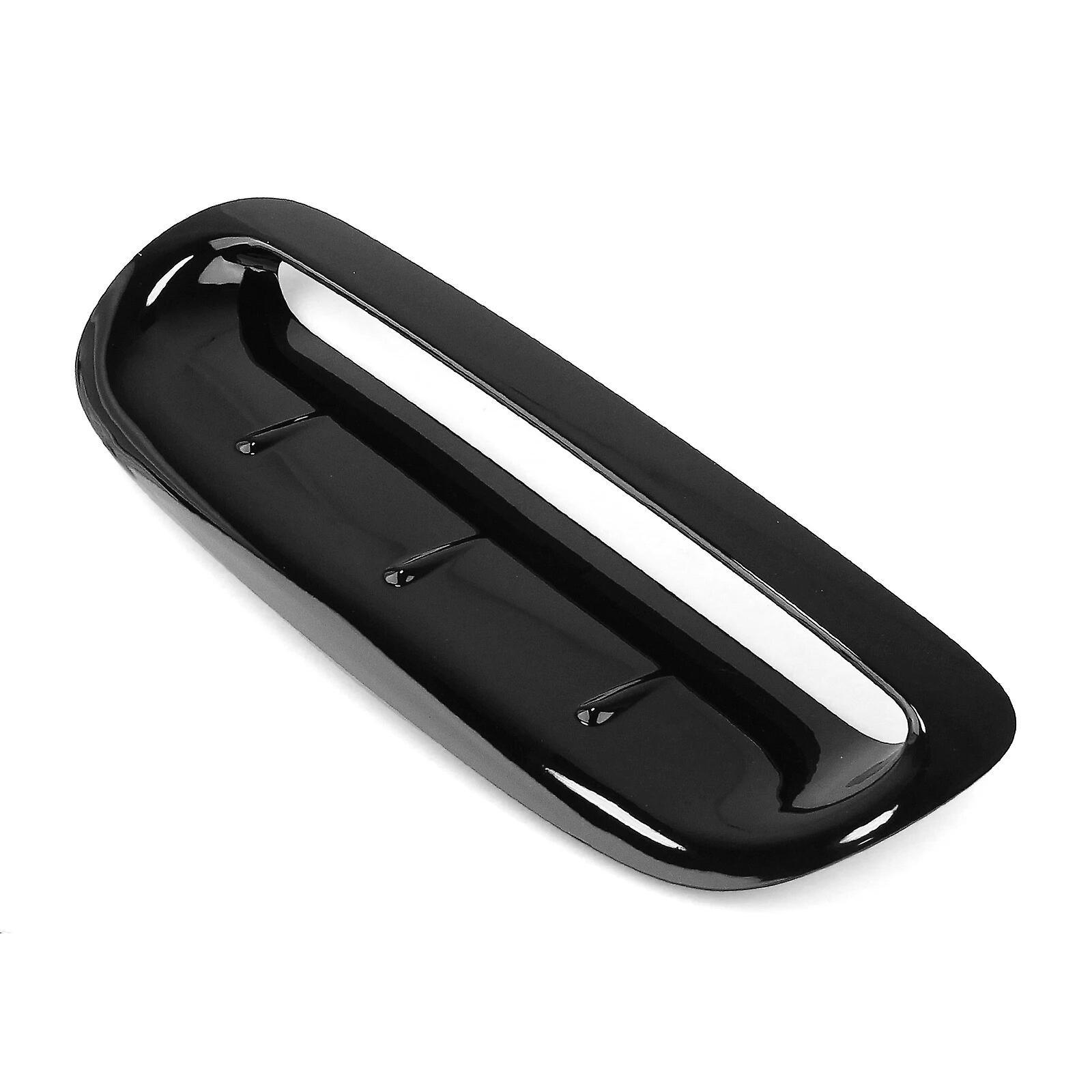 Begleri For Mini Cooper S R53 R50 2002-2005 Car Front Air Hood Engine Bonnet Scoop Vent Outlet Cover Trim Carbon Fiber Look/glossy Black