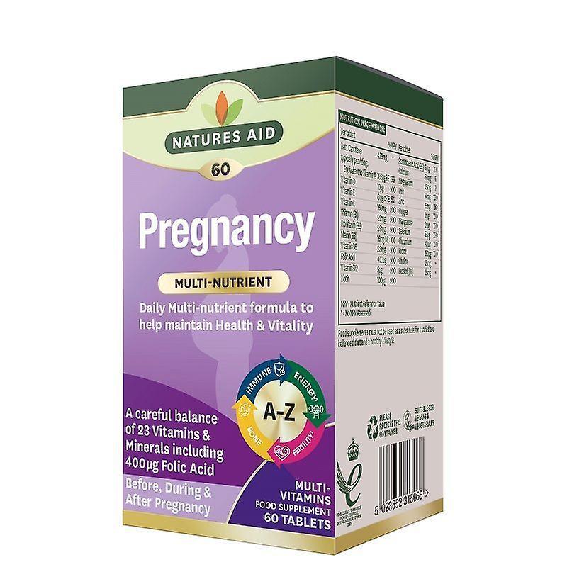 Natures Aid Nature's Aid Pregnancy Multi-Vitamins & Minerals Tablets 60 (131520)