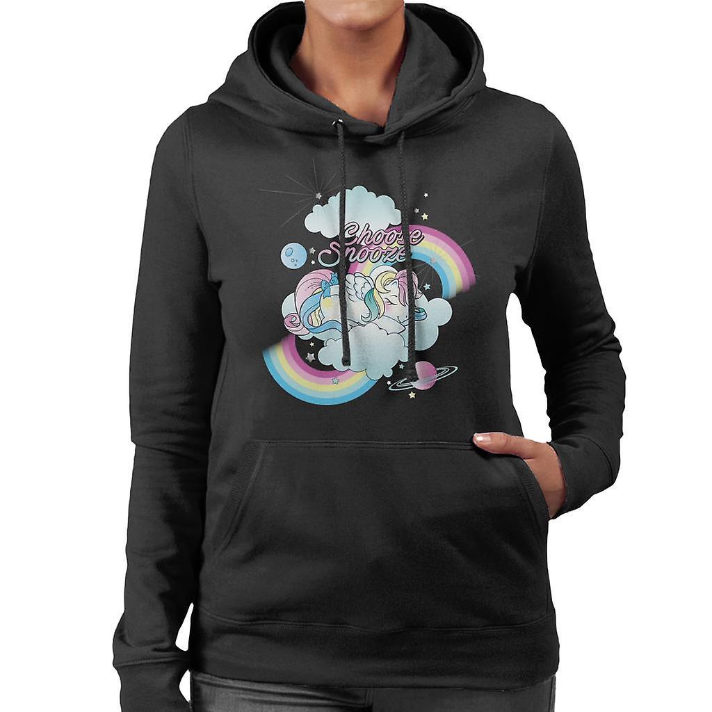 My Little Pony Choose Snooze Women's Hooded Sweatshirt Black XX-Large