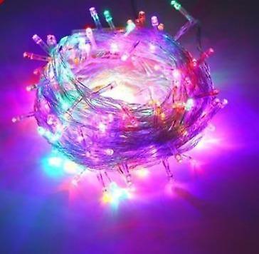 Slowmoose Led Light String For Decoration With 8 Modes And One Button Operation Design RGB 10m 100led 110V US