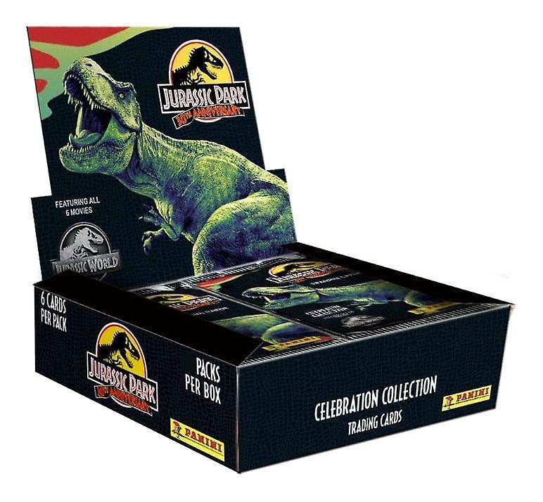 Panini Jurassic Park 30th Anniversary Trading Cards Celebration Collection Flow Pack Display (24)