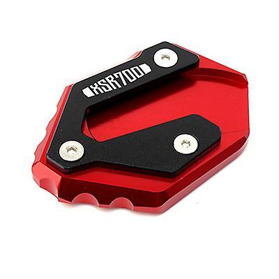 Roobeki For Yamaha XSR 700 XSR700 xsr 700 2014-2023 Motorcycle Accessories CNC Side Stand Enlarge Extension And Tire Valve Air Caps Red1