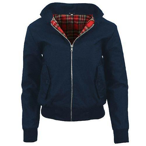 ek Wholesale Ladies classic vintage harrington jacket Navy Uk-6