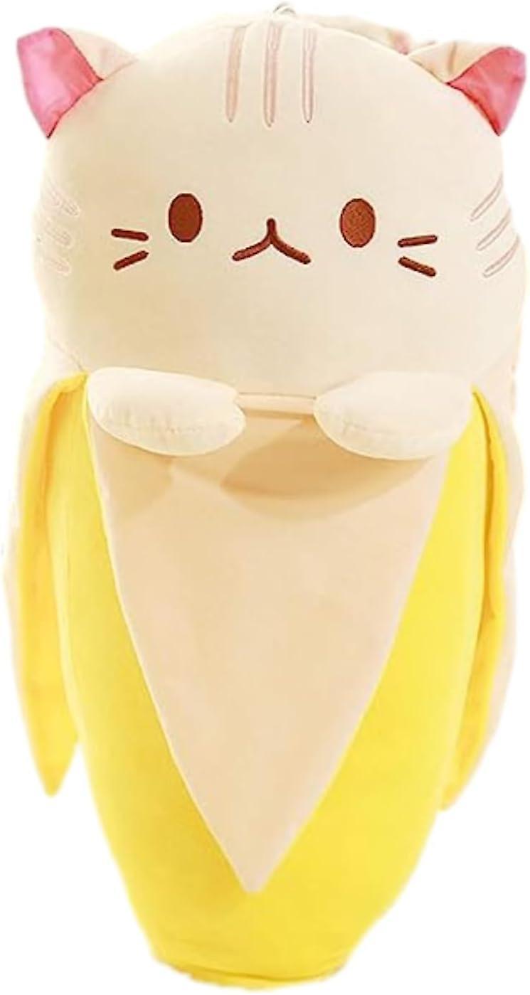 Heyone 7 Inch Banana Cat Stuffed Plush Toy,child Room Decoration Stuffed Animals Plush Doll Girl Birthday Gift (beige)