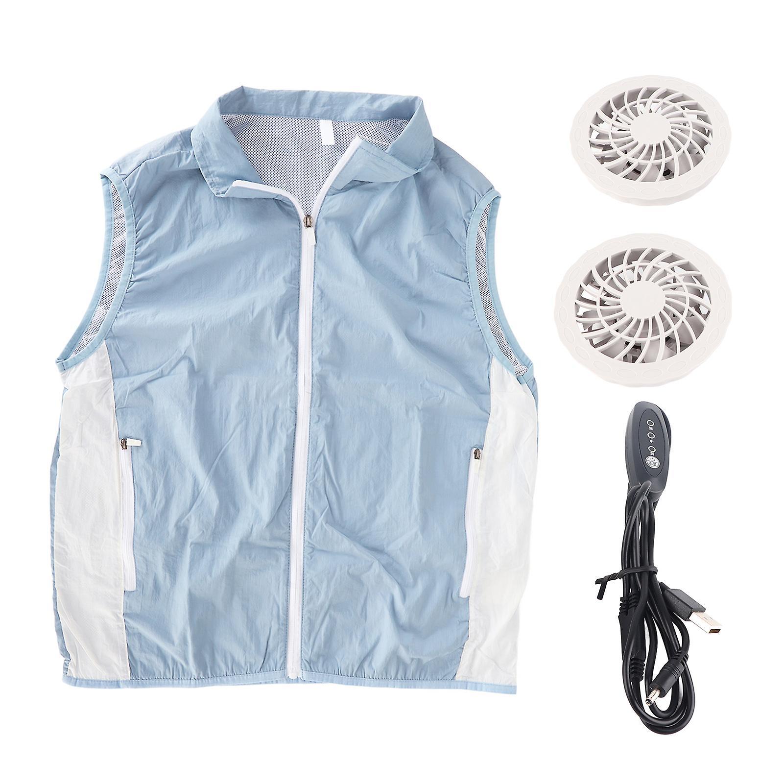 Mesh Cooling Vest for Cycling, Fishing, and Camping with Brushless Motor - 3