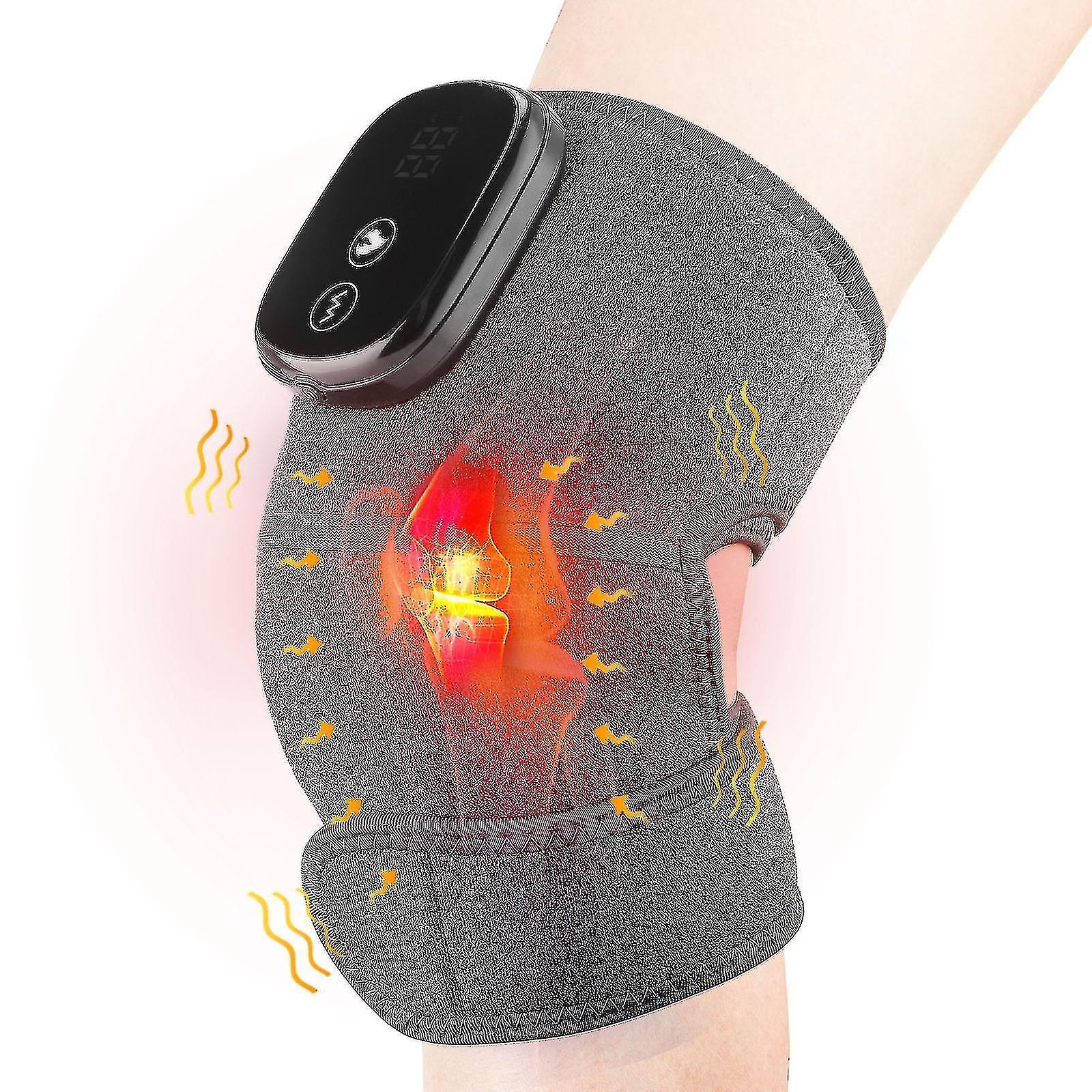 Get It Heated Knee Brace Knee Massager With Heat For Knee Warm And Massage Electric Knee Wrap