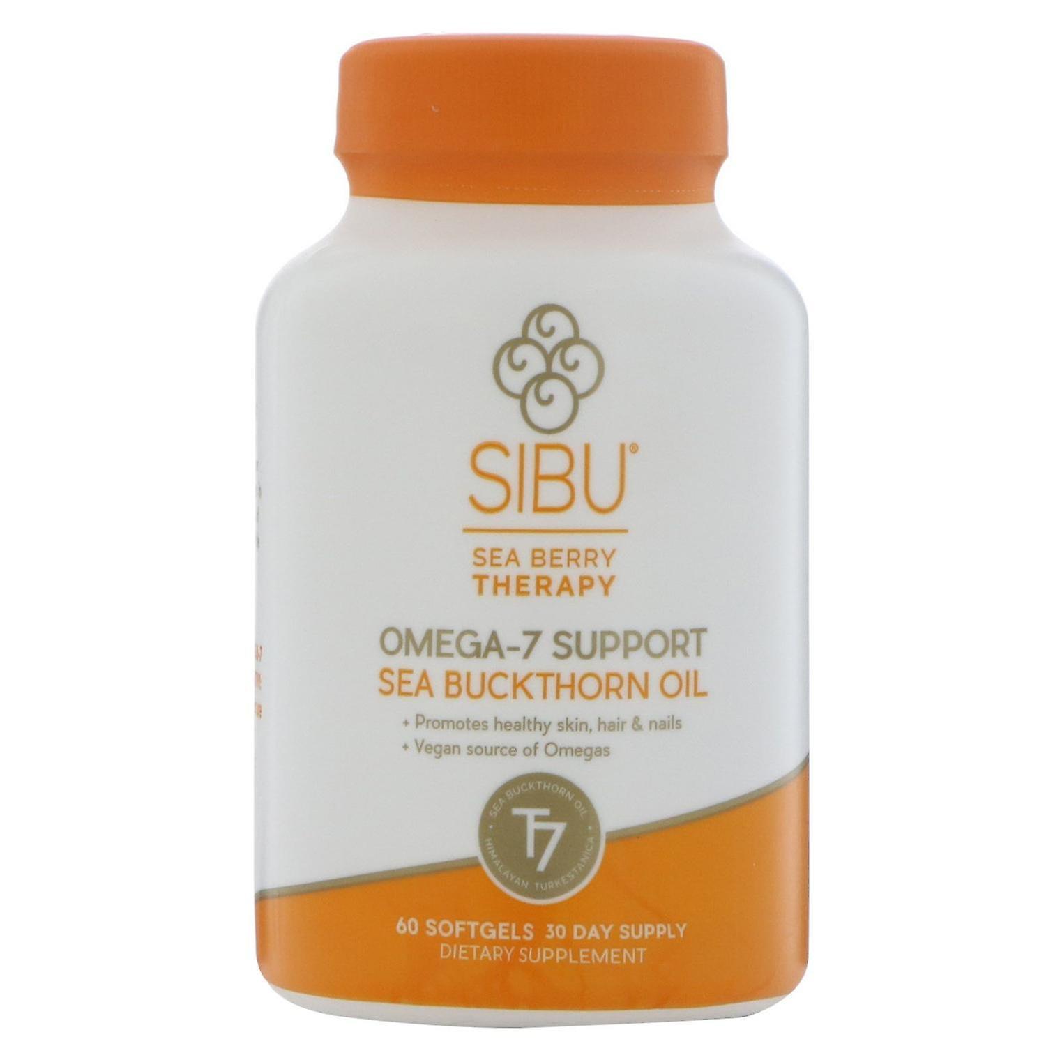 Sibu Beauty, Sea Berry Therapy, Omega-7 Support, Sea Buckthorn Oil, 60 Softgels