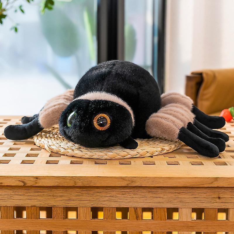 Flye Spider Stuffed - Soft Huggable Black Spider, Adorable Plush Toy, Cute Desert Cuddle Gift, Super Soft Plush Doll Toy For Kids,giant Stuffed Spi...