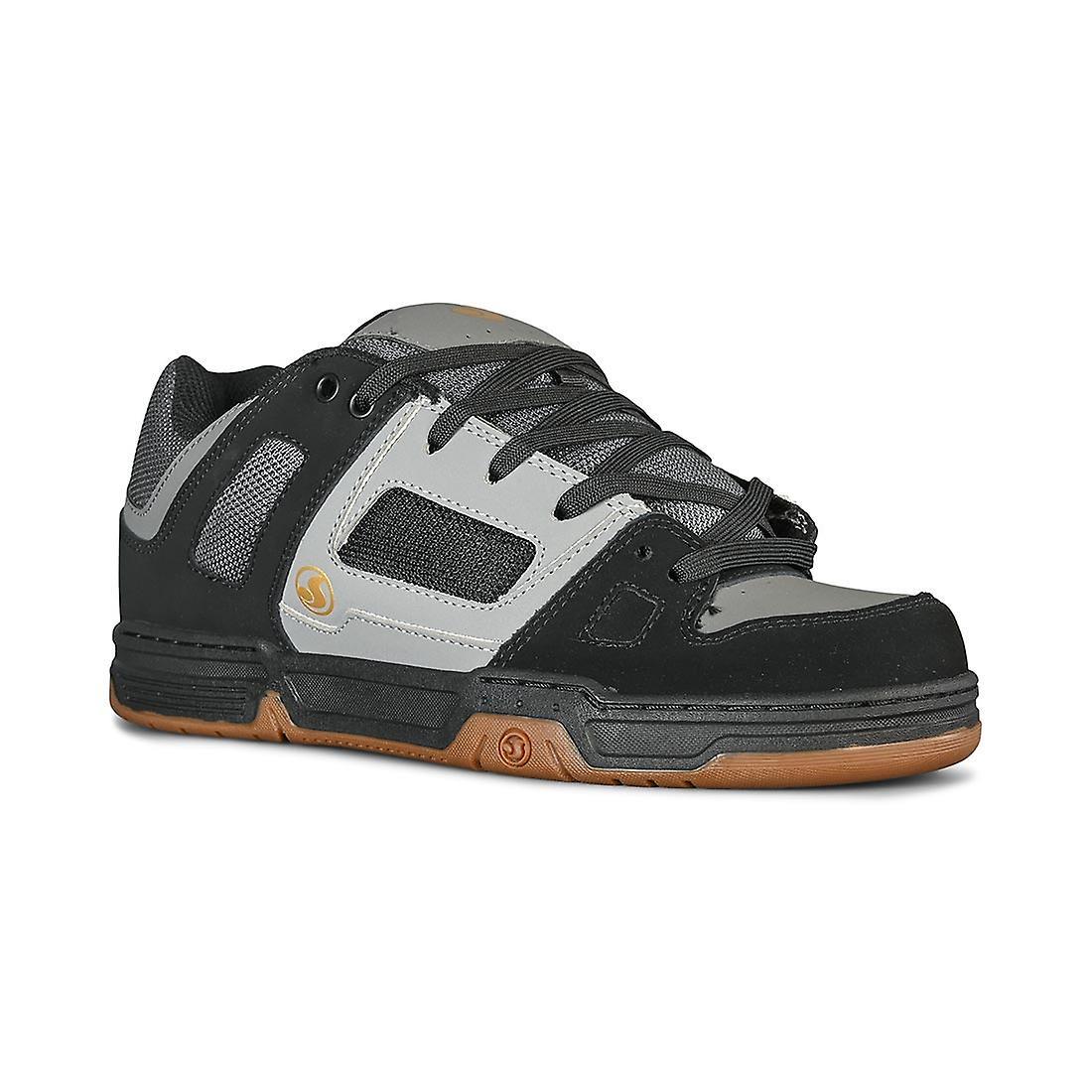 DVS Gambol Skate Shoes - Black/Charcoal/Gold Grey UK 8.5 / EU 43