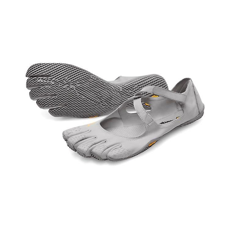 Vibram V-Soul Womens Five Fingers Open Light Flexible Shoes Trainers - Silver/Light Grey 42