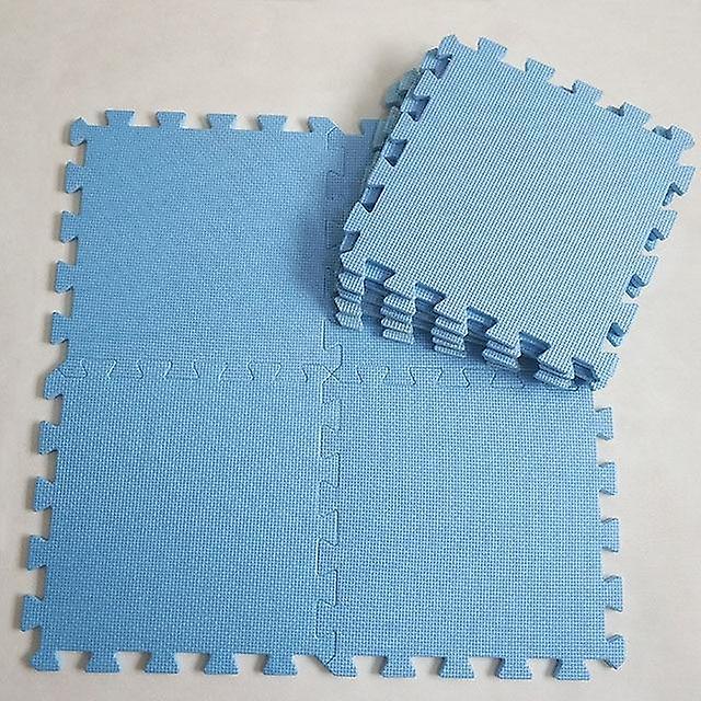 Slowmoose Baby Eva Foam Puzzle Play Mat - Interlocking Exercise Floor 25pcs 30x30cm / sky blue