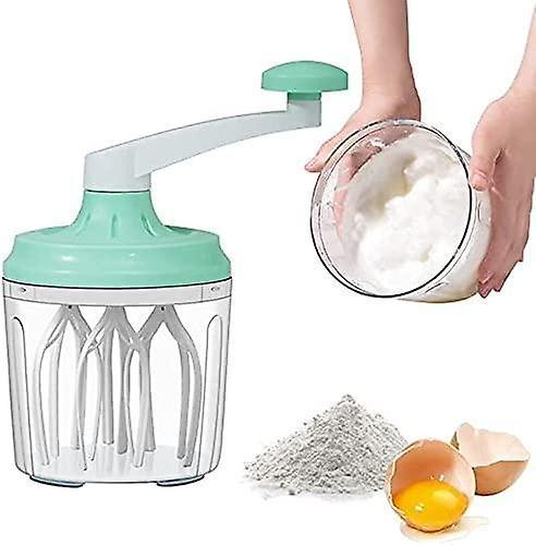 unbrand Manual Egg Beater, Multifunctional Manual Whisk, Manual Egg Cream Whisk Home Egg Beater 1200Ml