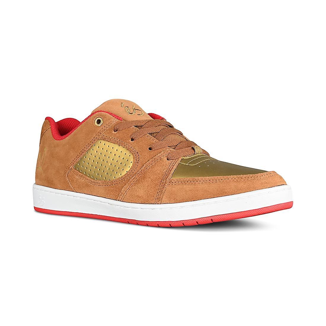 eS Accel Slim Skate Shoes - Brown/Bling/Bling UK 9 / EU 43