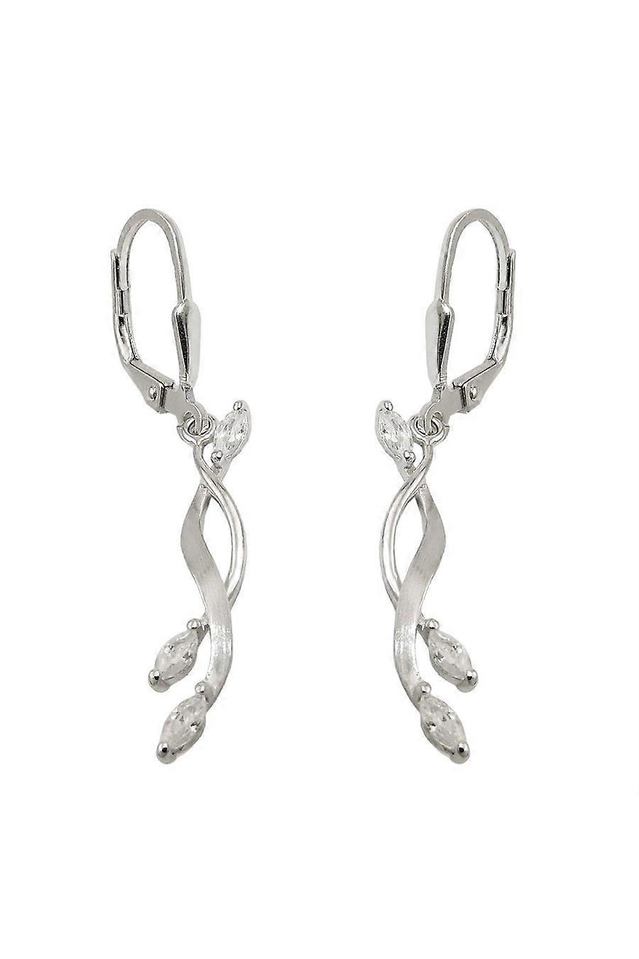 Grace Of Sweden Leverback Earrings Zirconia Silver 925 - Gl93965