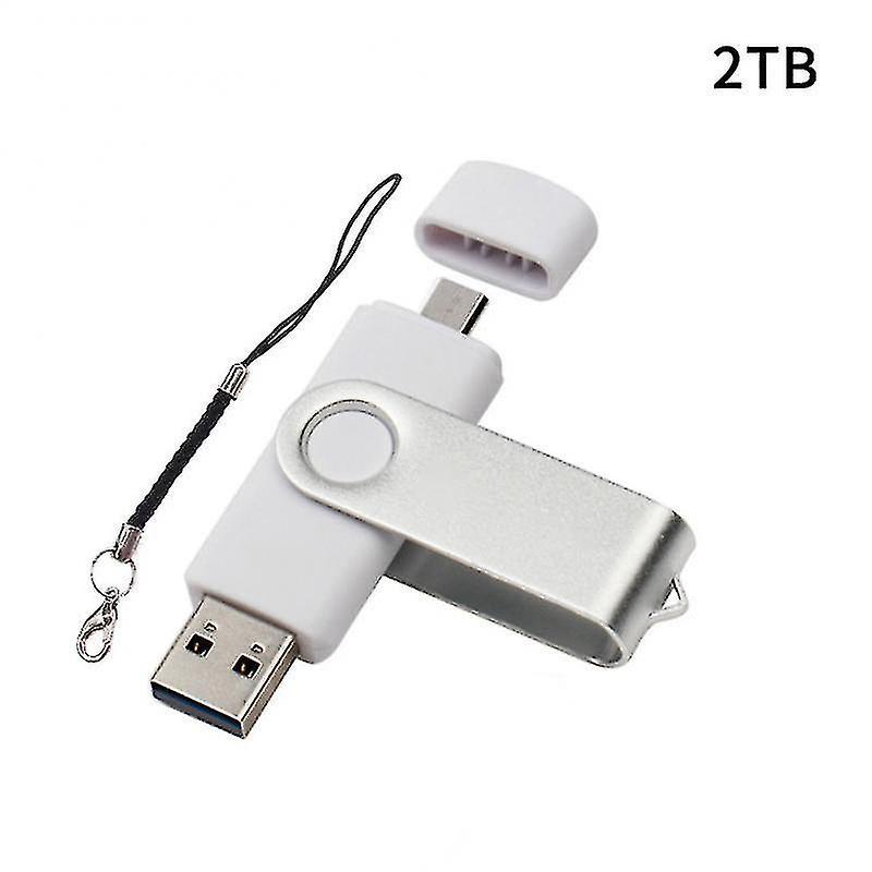 Usb Flash Drive 2024 High Speed USB 3.0 OTG Metal 2 In 1 Flash Drives U Drive Flash Drive 2TB Pendrive 1TB