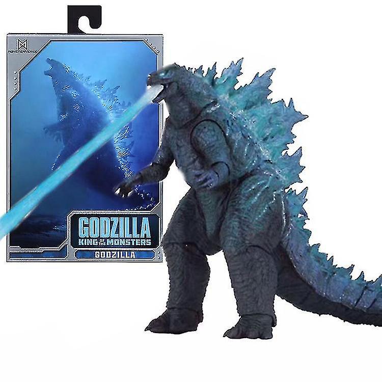 Mingerda 2021 Red Neca Godzilla King Of The Monsters 18cm Pvc Action Figure Blue