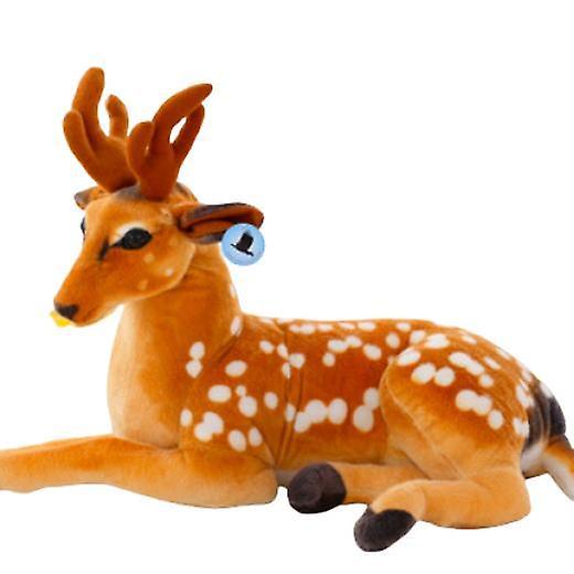 Jielin Tiger Deer Plush Realistic Stuffed Animals Doll Toys Sleeping Pillow For Kids Gift 60cm