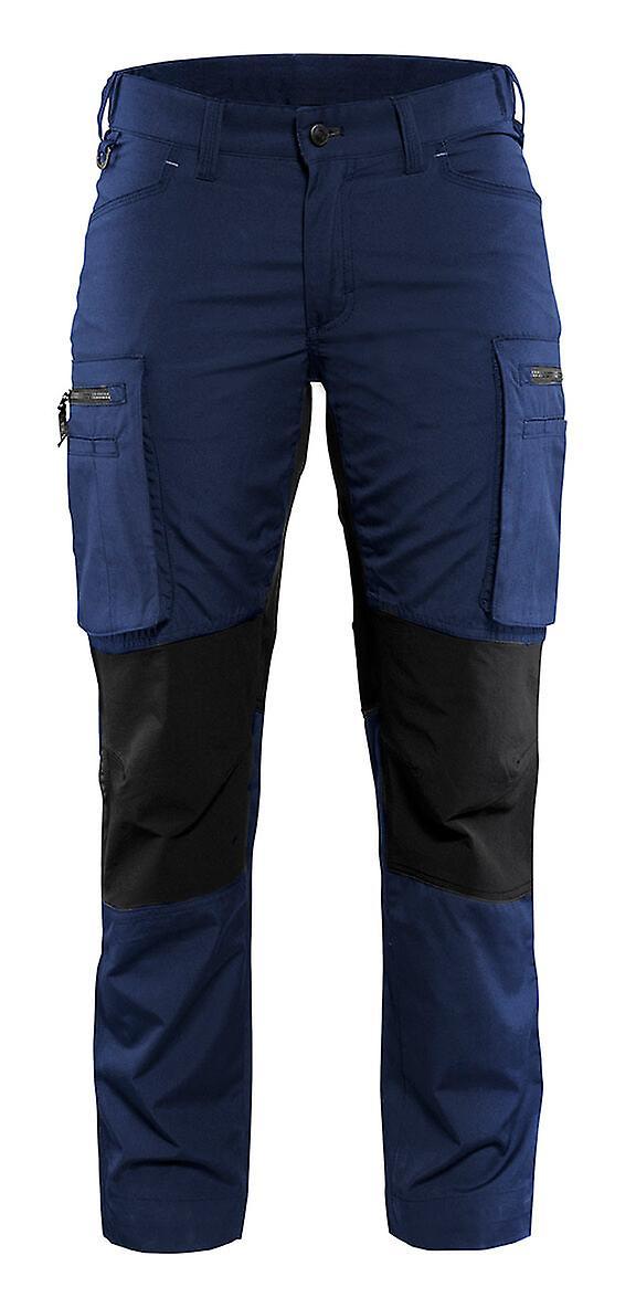 Blaklader 7159 stretch service trousers - womens (71591845) - (colours 1 of 2) Navy blue/black 16