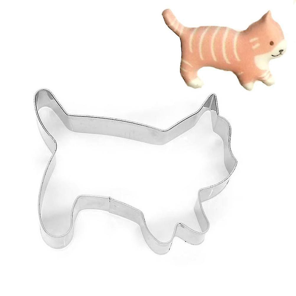 celebrate success Cat Shape Cutter Stainless Cake Mold Fondant Pastry Biscuits Diy Tool