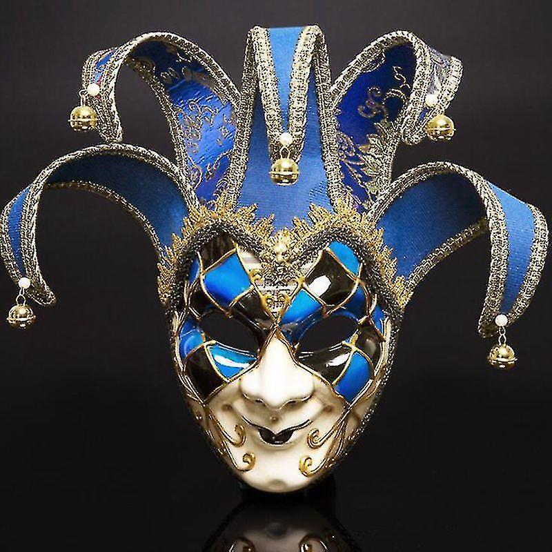 Halloween Party Carnival Mask, Italy Venice Masquerade Christmas Cosplay Mask BLUE