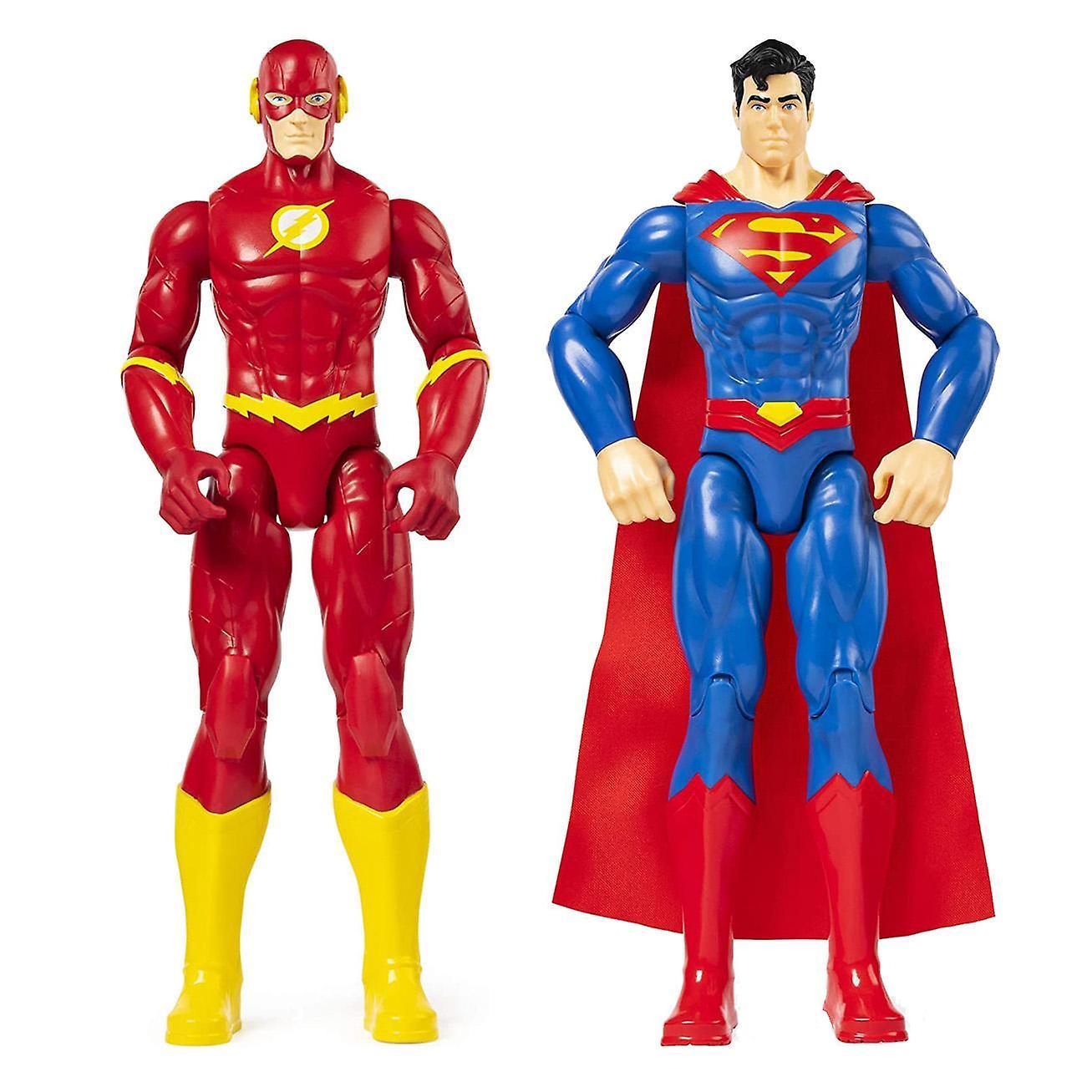 2-pack DC Comics The Flash and Superman Action Figure 30cm