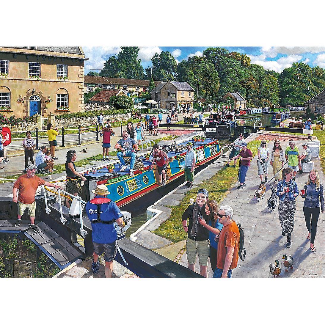 Gibsons Games Gibsons Wiltshire Waterways Jigsaw Puzzle (1000 Pieces)