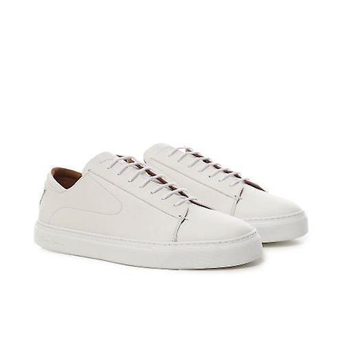 Oliver Sweeney Men's Leather Sirolo Trainers - White - Size: 11UK/45EU