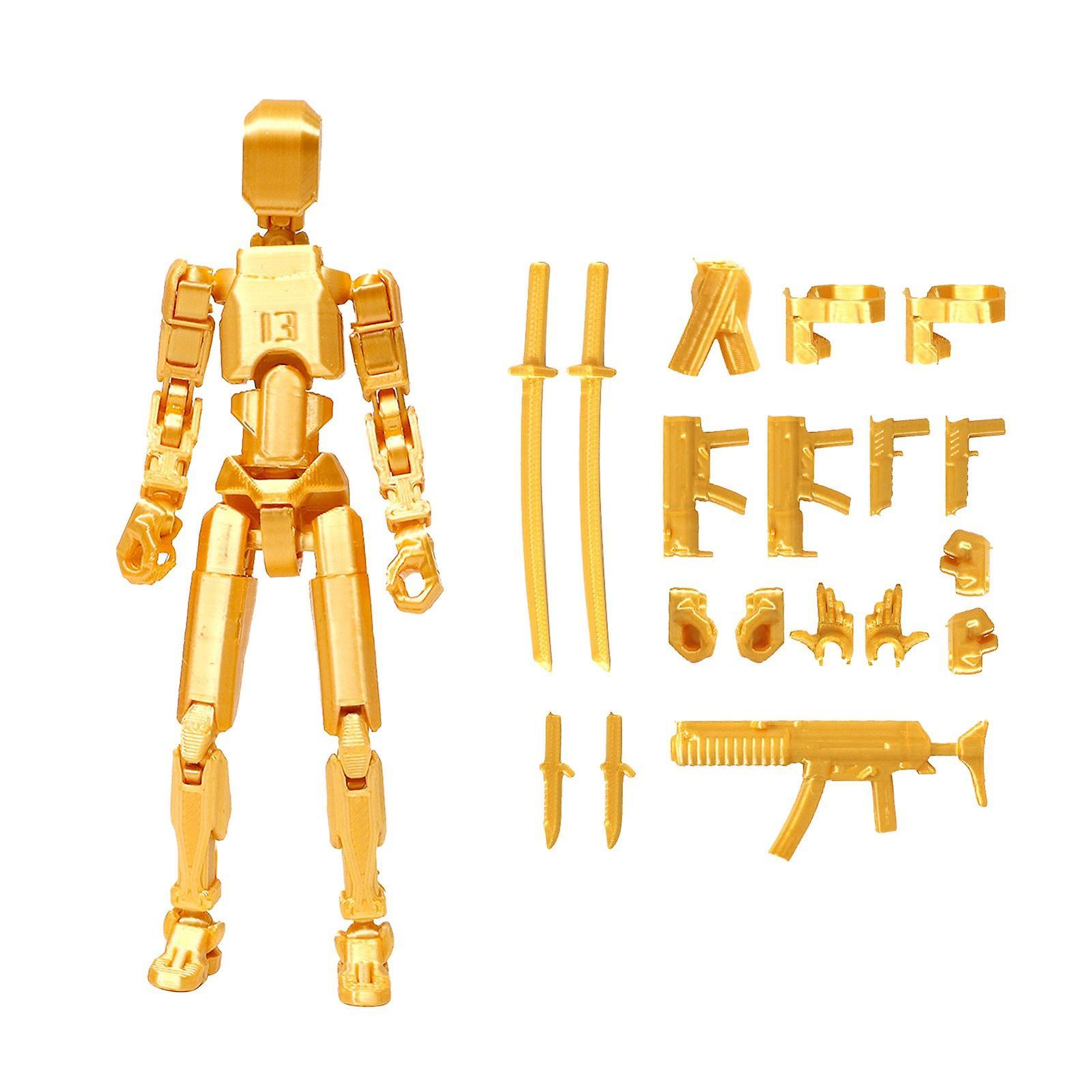 Kakanwo Action Figure Printed Action Figure 13 Joint Robot Dummy Action Figure C One Size