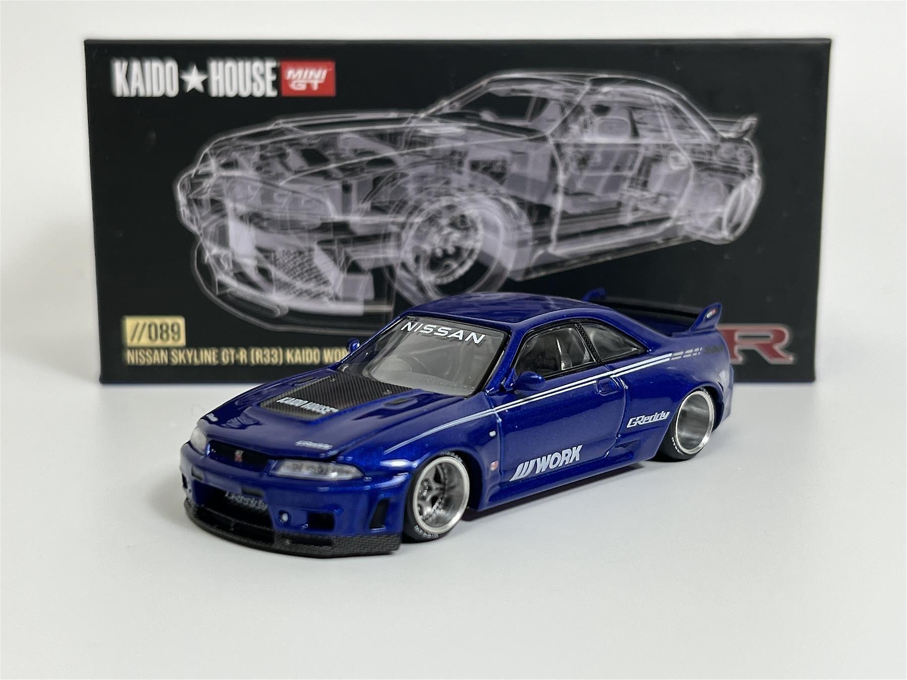 Mini GT Nissan Skyline GT-R R33 Kaido Works V2 Kaido House 1:64 Scale KHMG089