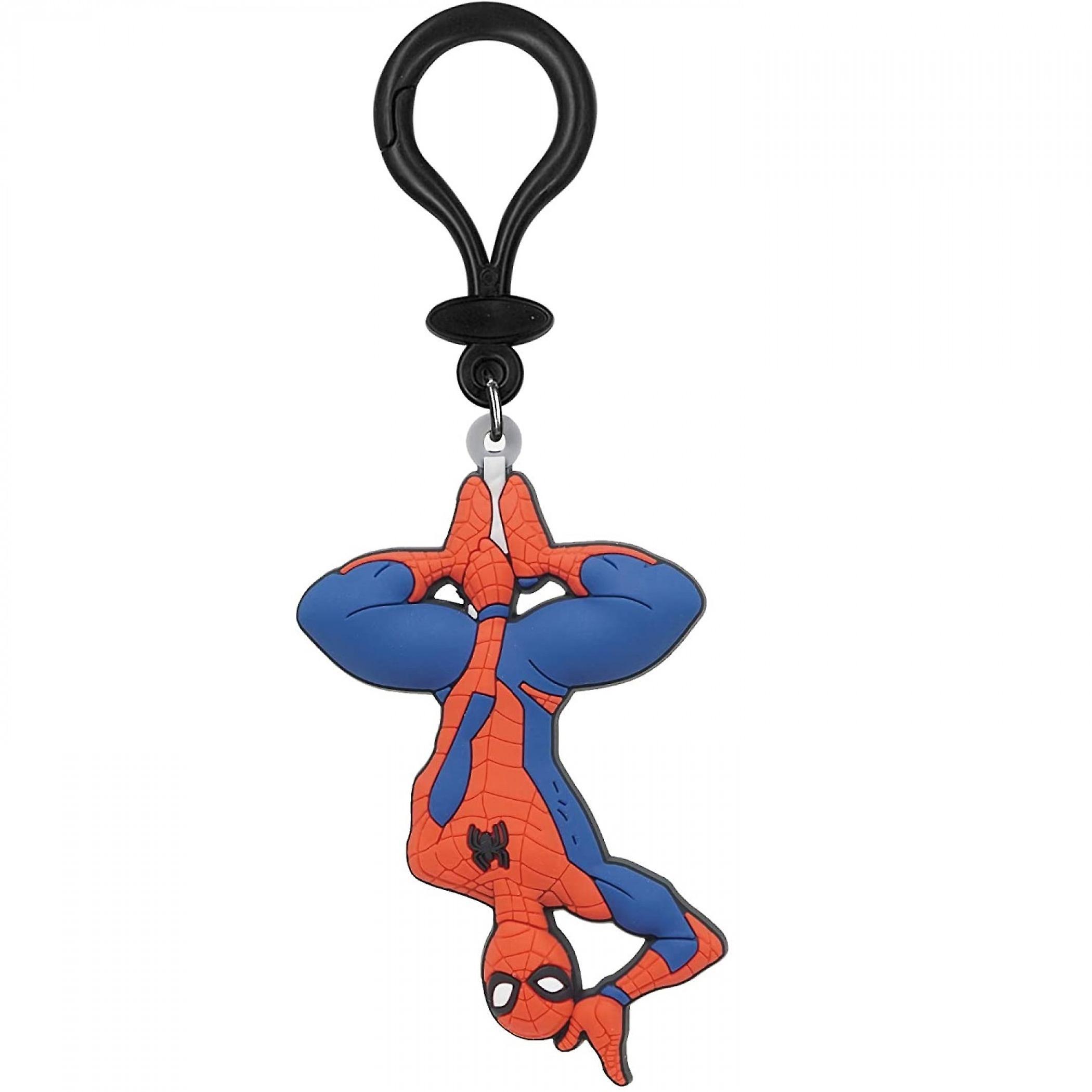 Marvel Spider-Man Character PVC Keychain Multi-Color