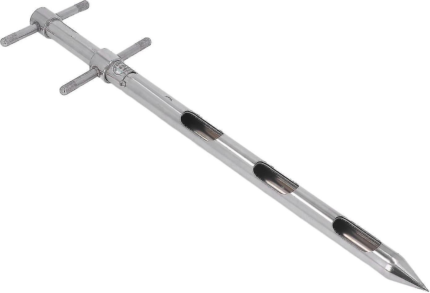 Wiuo Jeanoko Sampling Tool, Soil Probe Easy To 304 Stainless Steel 0.54m for Powder Grain