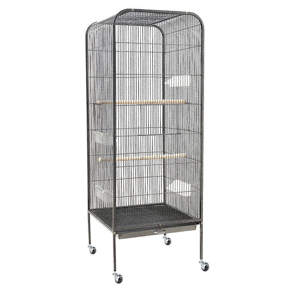 Living And Home 146cm Parrot Cage Large Bird Cage with Stand Cockatiel Cage Bird Aviary