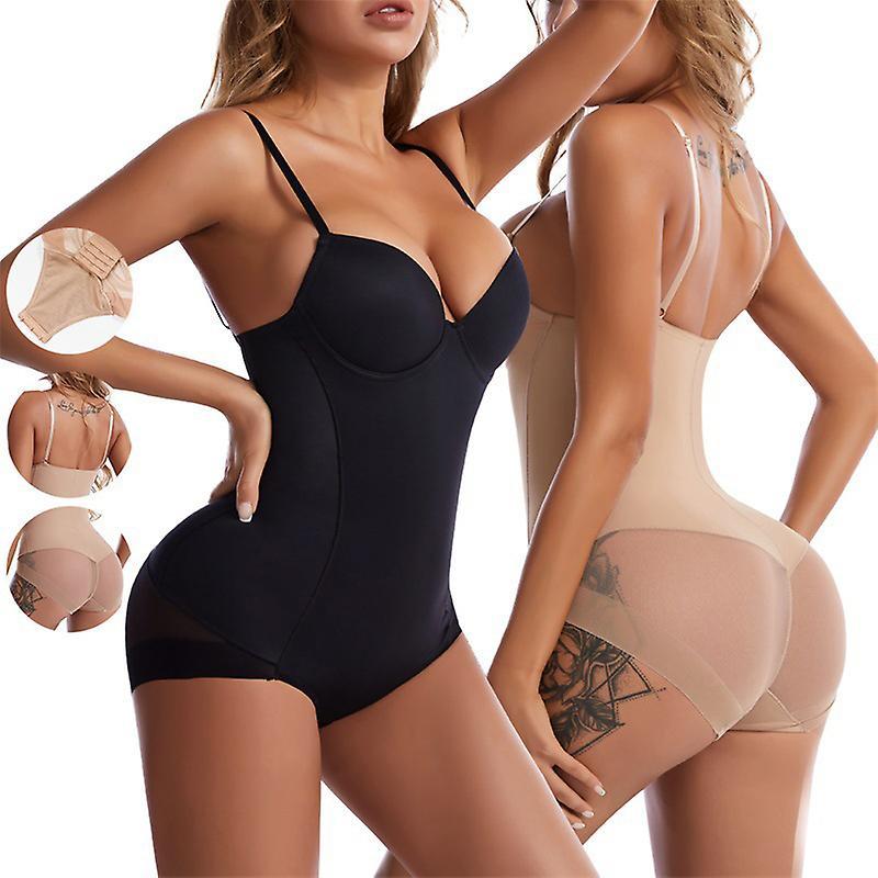 Jielin Shapewear Bodysuit For Women, Tummy Control Seamless Butt Lifter Body Shaper SKIN L