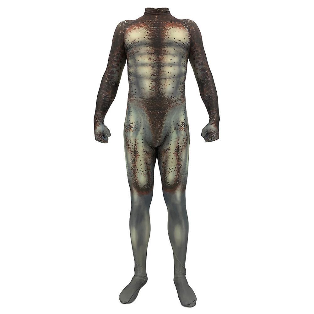 Baiyis Predator Cosplay 3d Printed Jumpsuit Halloween Zentai Carnival Party Costume For Adult Kids 150