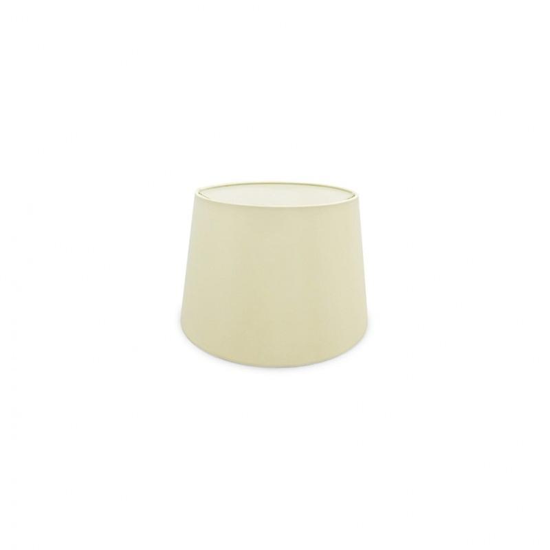 Volani 30 Cm Conical Fabric Lampshade Ivory Pearl/white Laminate