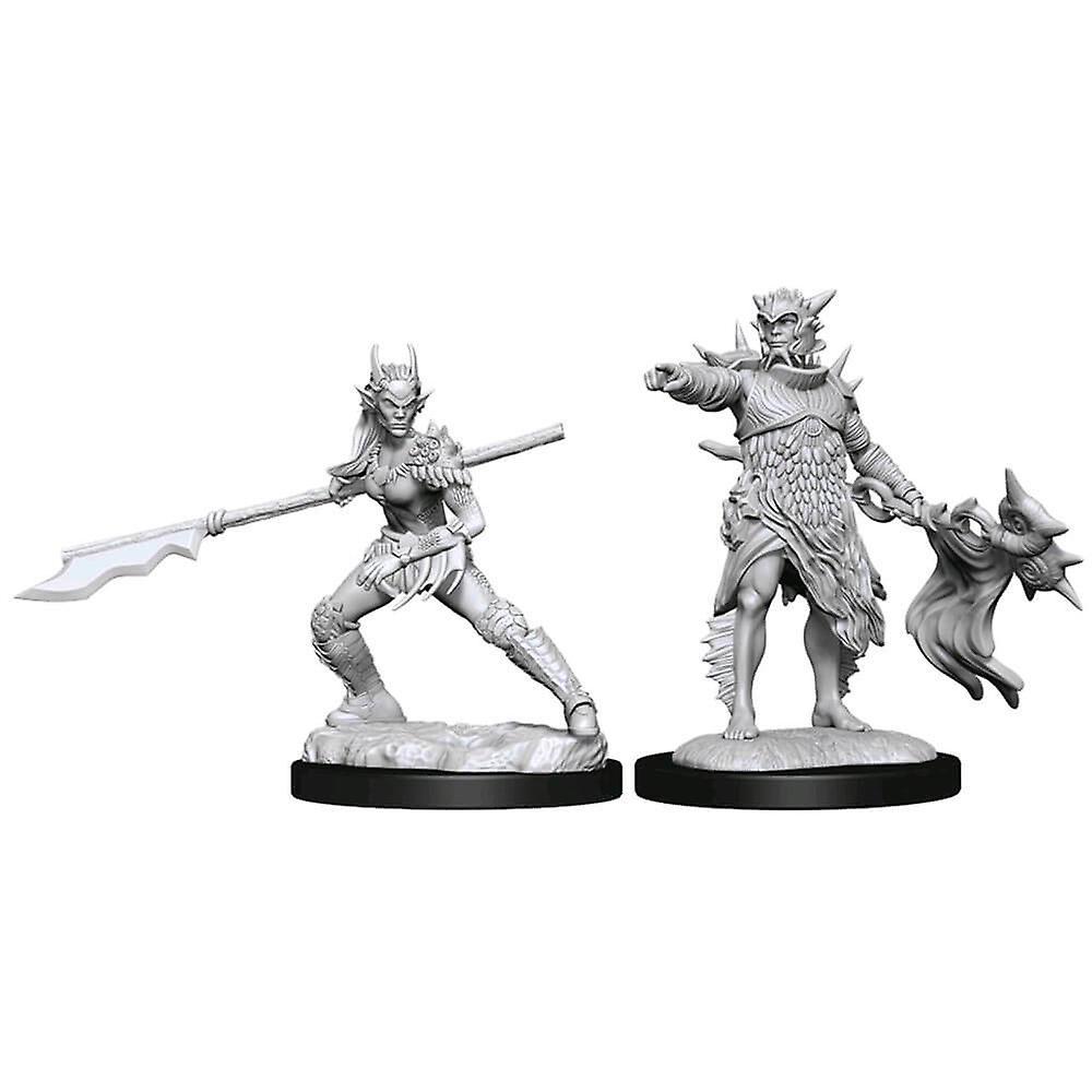 Magic the Gathering Highly Collectible MG Unpainted Miniatures Figure Coralhelm Commander & Halimar