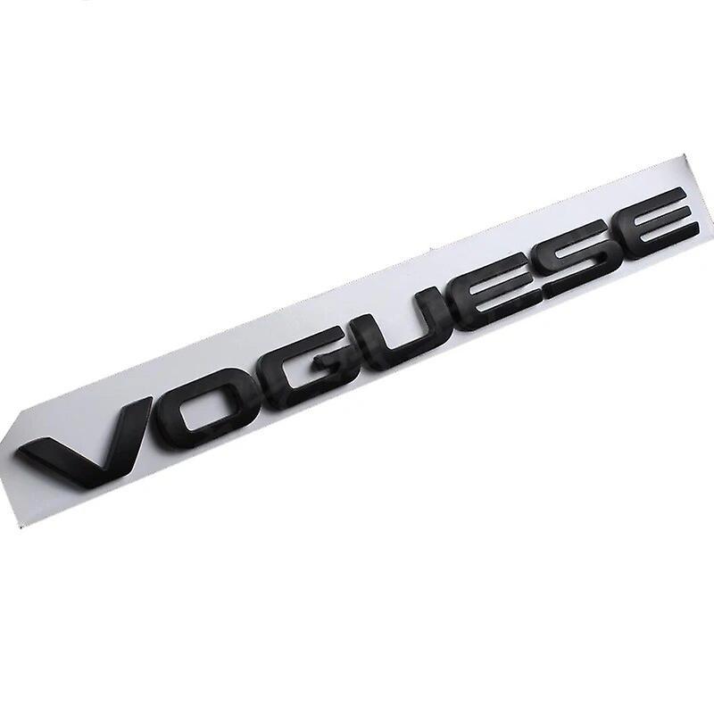 Hikig 3d Abs Black Car Trunk Evoque Logo Velar Badge Vogue Se Letters Emblem For Range Rover Sport L322 L320 L494 Sticker Accessories VOGUESE Matt ...