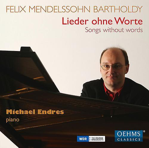 Oehms Mendelssohn / Endres,Michael - Songs Without Words  [COMPACT DISCS] USA import