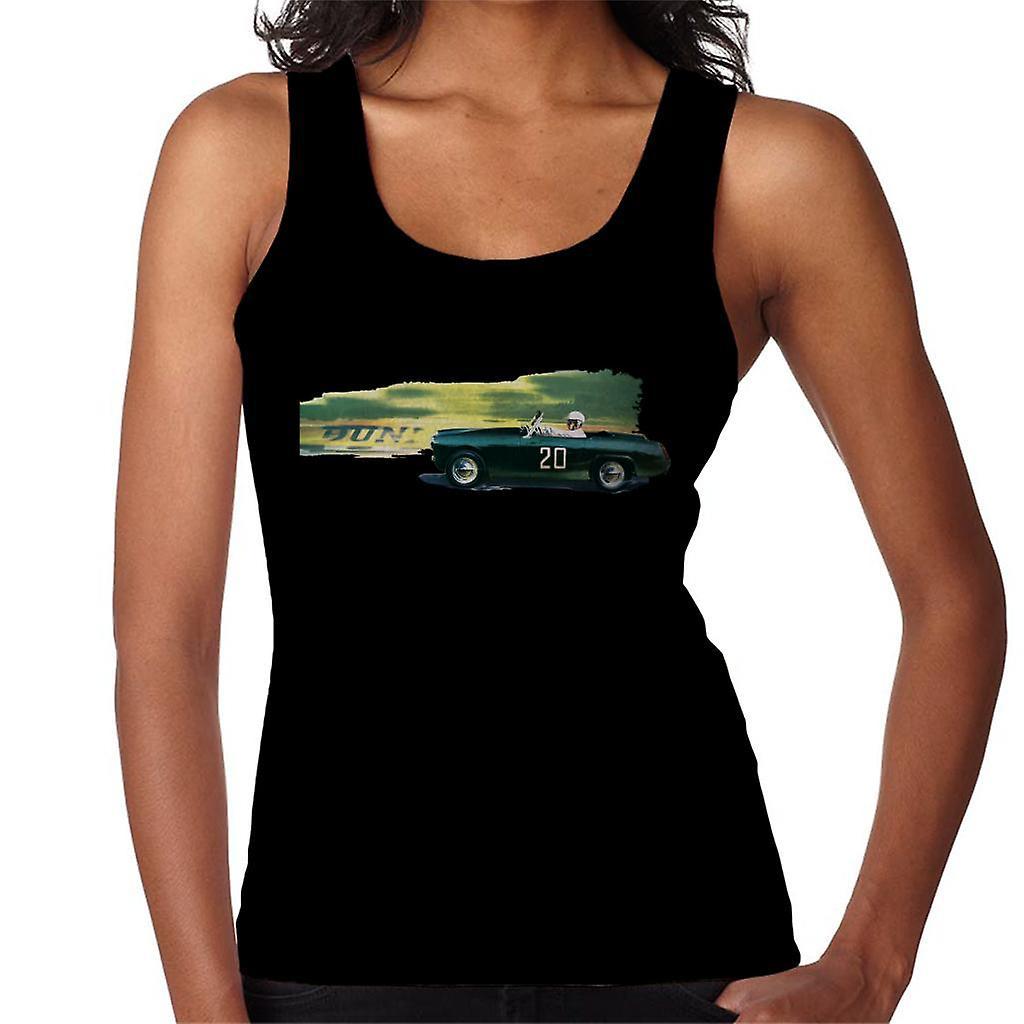 Austin Healey 20 Green British Motor Heritage Women's Vest Black XX-Large