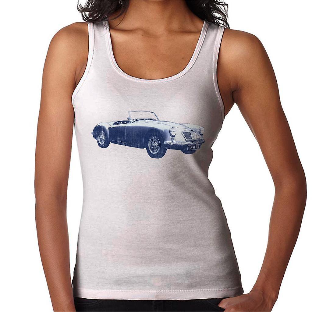 MG MGA 1962 British Motor Heritage Women's Vest White XX-Large