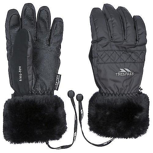 Women's Trespass Womens/Ladies Yanki Gloves - Black - Size: S