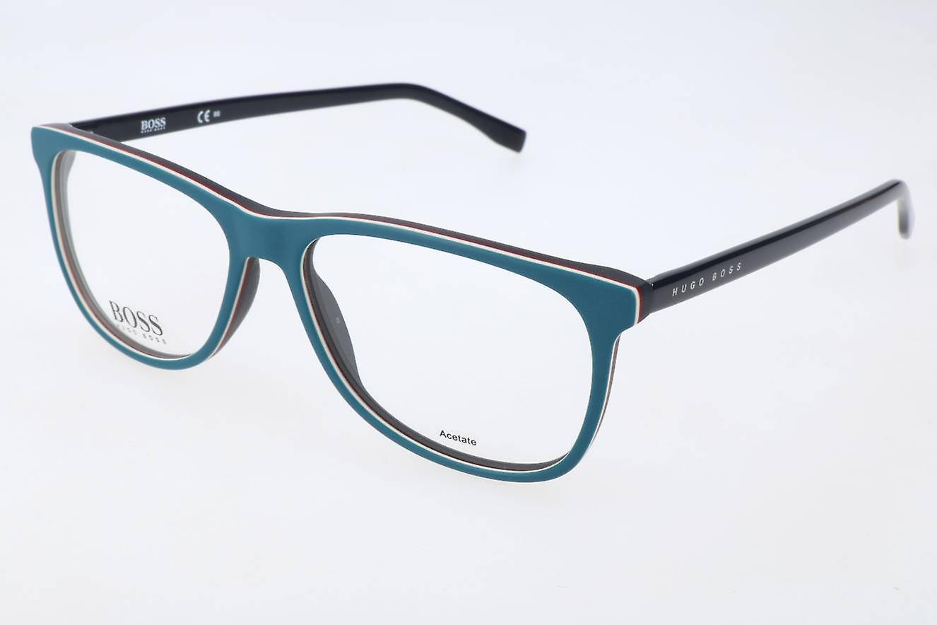 Eyewear Frames Hugo Boss BOSS 0763 QHY PETROL BLUE 55/15/145 MAN 55 mm