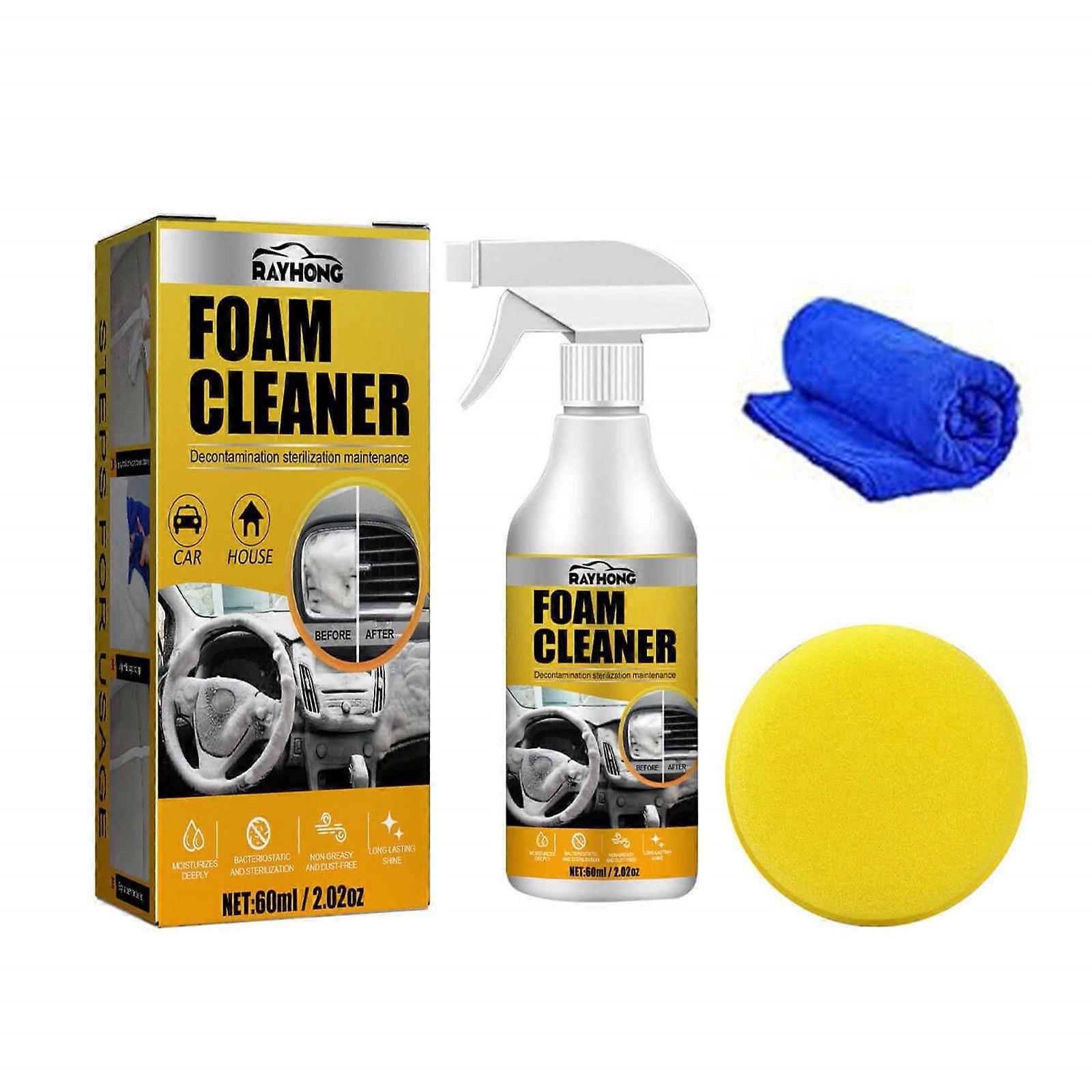 Flye Multi Purpose Foam Cleaner All-round Master Foam Cleaner Glazing Decontamination And Cleaning Of The Interior Of The Dashboard 60ml+sponge FLY...