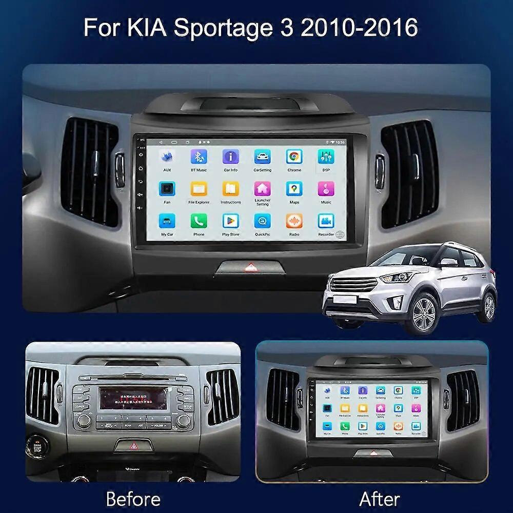 Redkid Multimedia Player For KIA Sportage 3 2010-2016 Carplay Android Auto Radio Car Radio 4G WiFi GPS DTS DSP A6Pro  1-16G