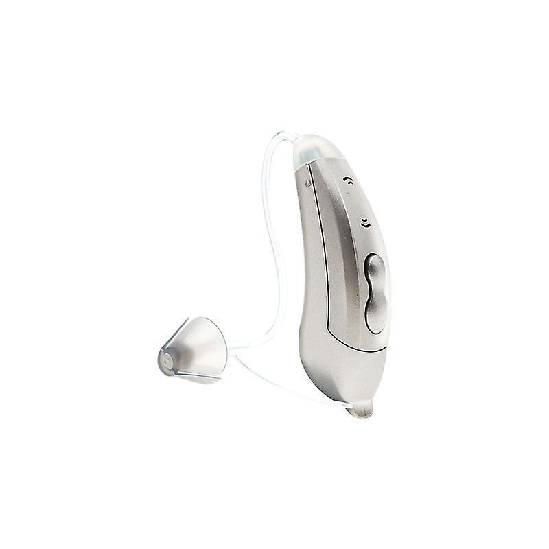 Loerss 2021 Tinnitus Mask 8-channel Digital Hearing Aid Audifonos Bte Sound Amplifers Ear Aids For Elderly Moderate Hearing Amplifier Pearl grey-R