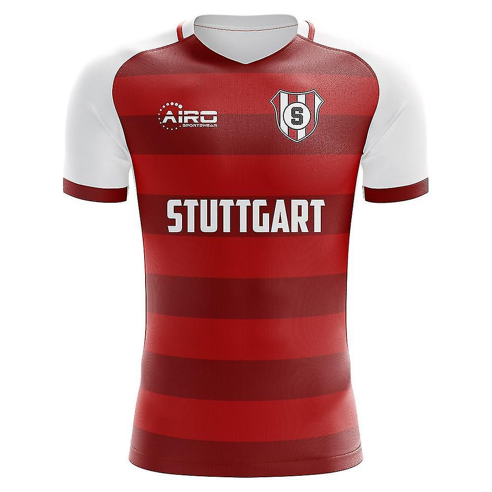 Airo Sportswear 2024-2025 Stuttgart Away Concept Football Shirt - Adult Long Sleeve Red M