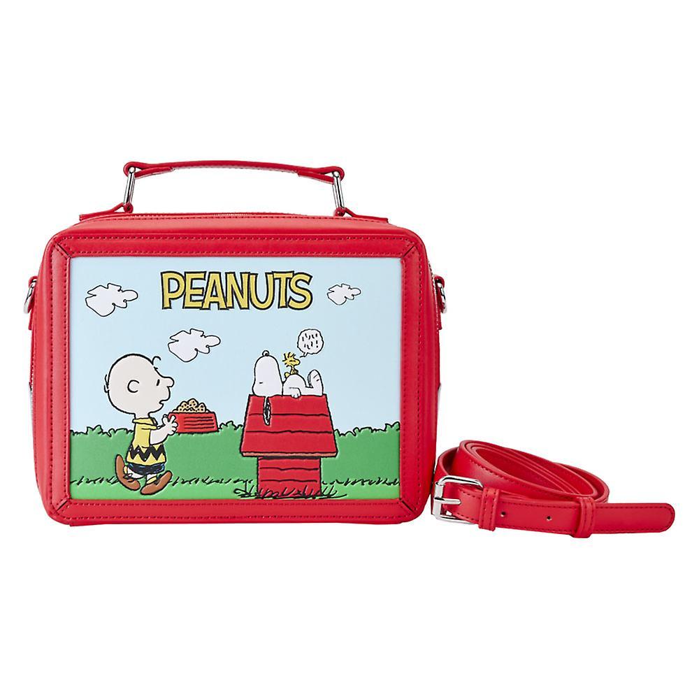 Officially Licensed Loungefly Peanuts Charlie Brown Lunchbox Crossbody Bag